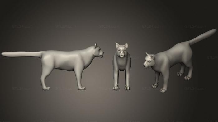 Статуэтки животных (Синяя Звезда, STKJ_1944) 3D модель для ЧПУ станка